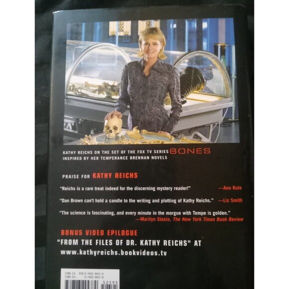 Bones to Ashes by Kathy Reichs – 2007 HC Temperance Brennan Thriller VG+ - Picture 3 of 3